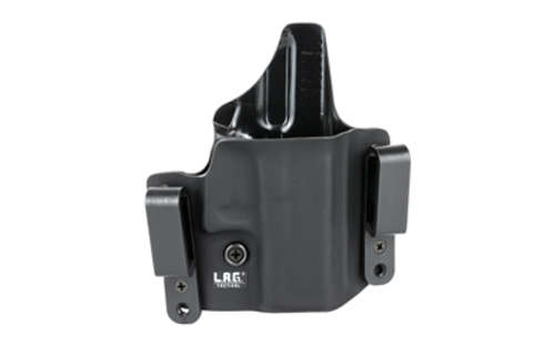 Holsters L.A.G. Tactical Inc. Defender LAG DFNDR FOR GLK 43 OWB/IWB BLK RH